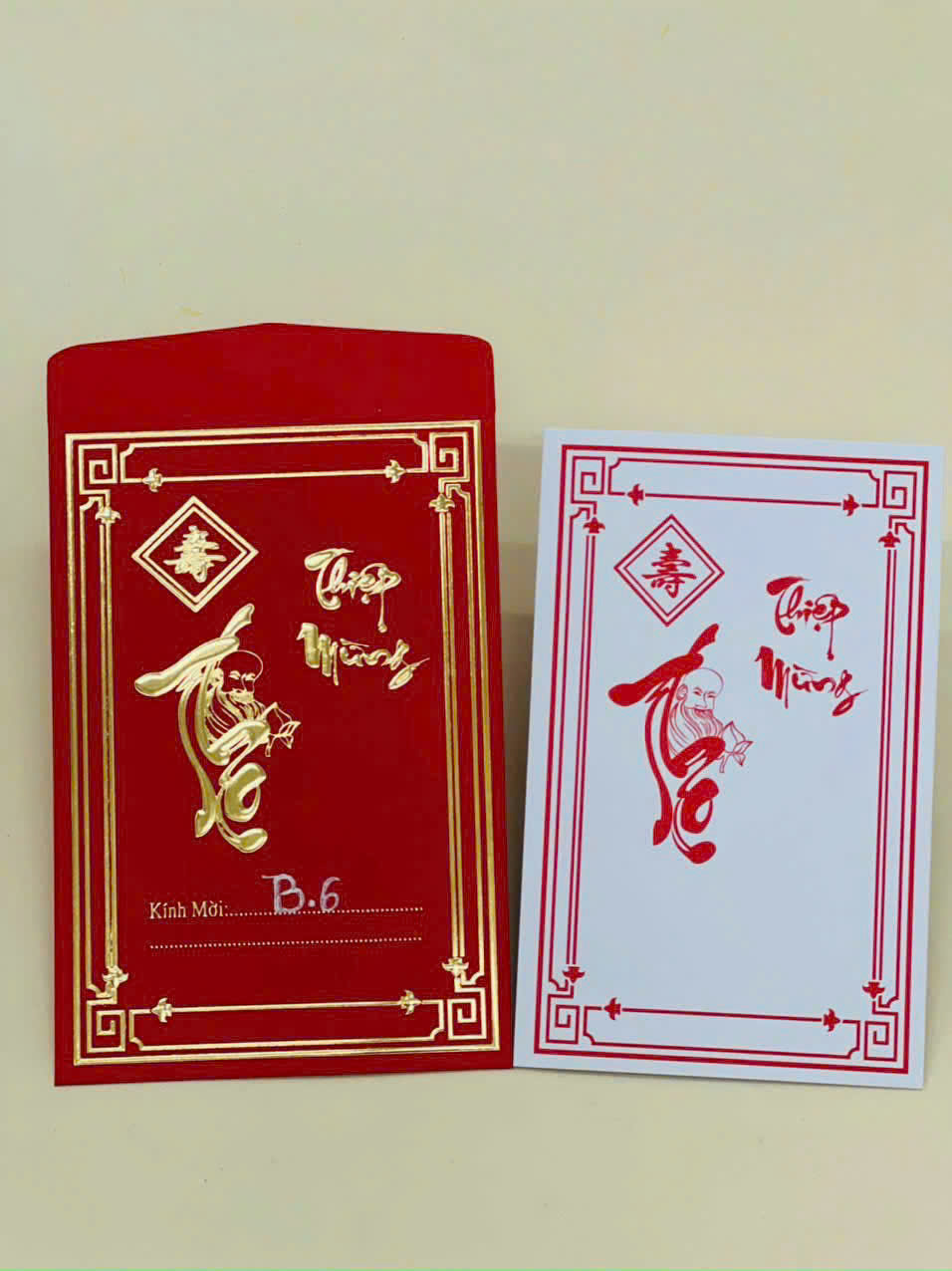 Thiệp Thọ Mẫu 01