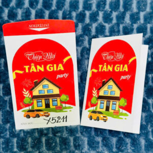 Thiệp Tân Gia - Mẫu 06