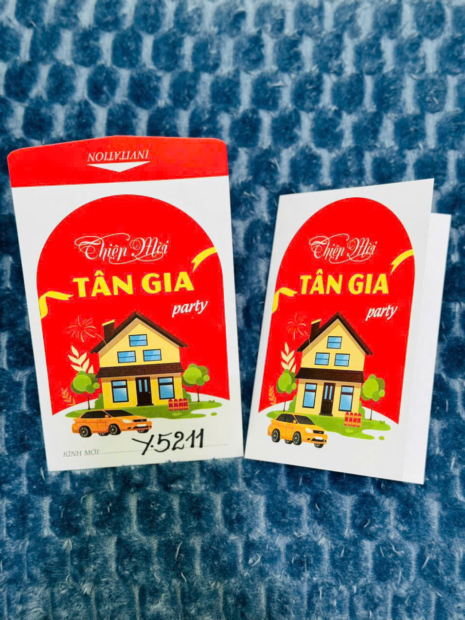 Thiệp Tân Gia - Mẫu 06