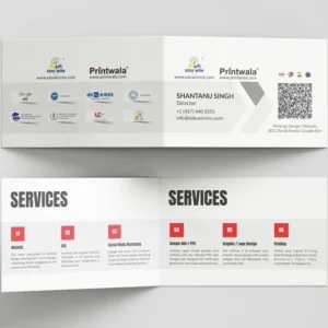 Card visit gấp đôi
